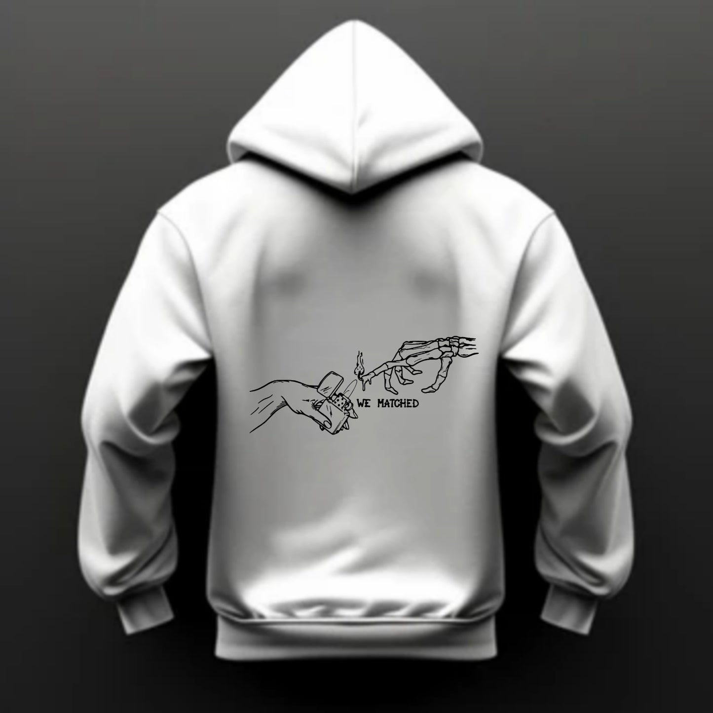 Hoodie mit Print We Matched