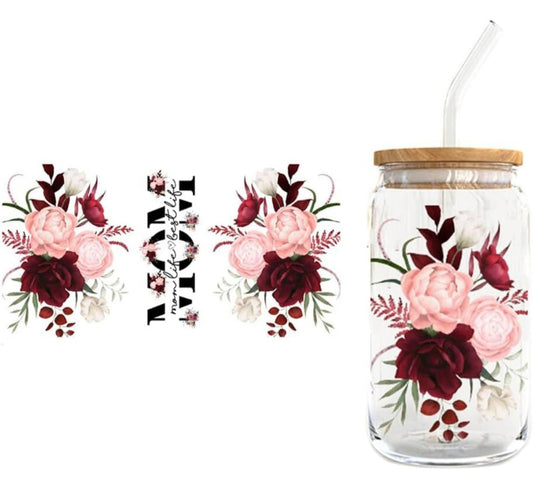 Glasstumblr mit Design MAMA