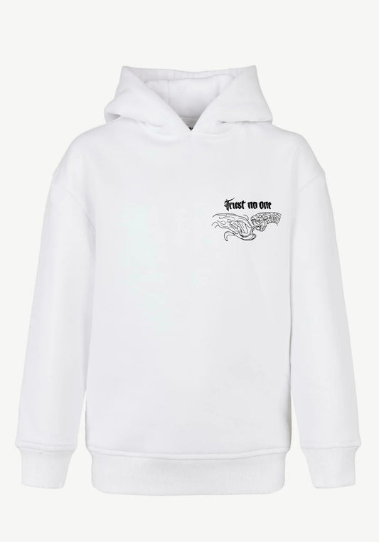 Hoodie mit Print Trust No One