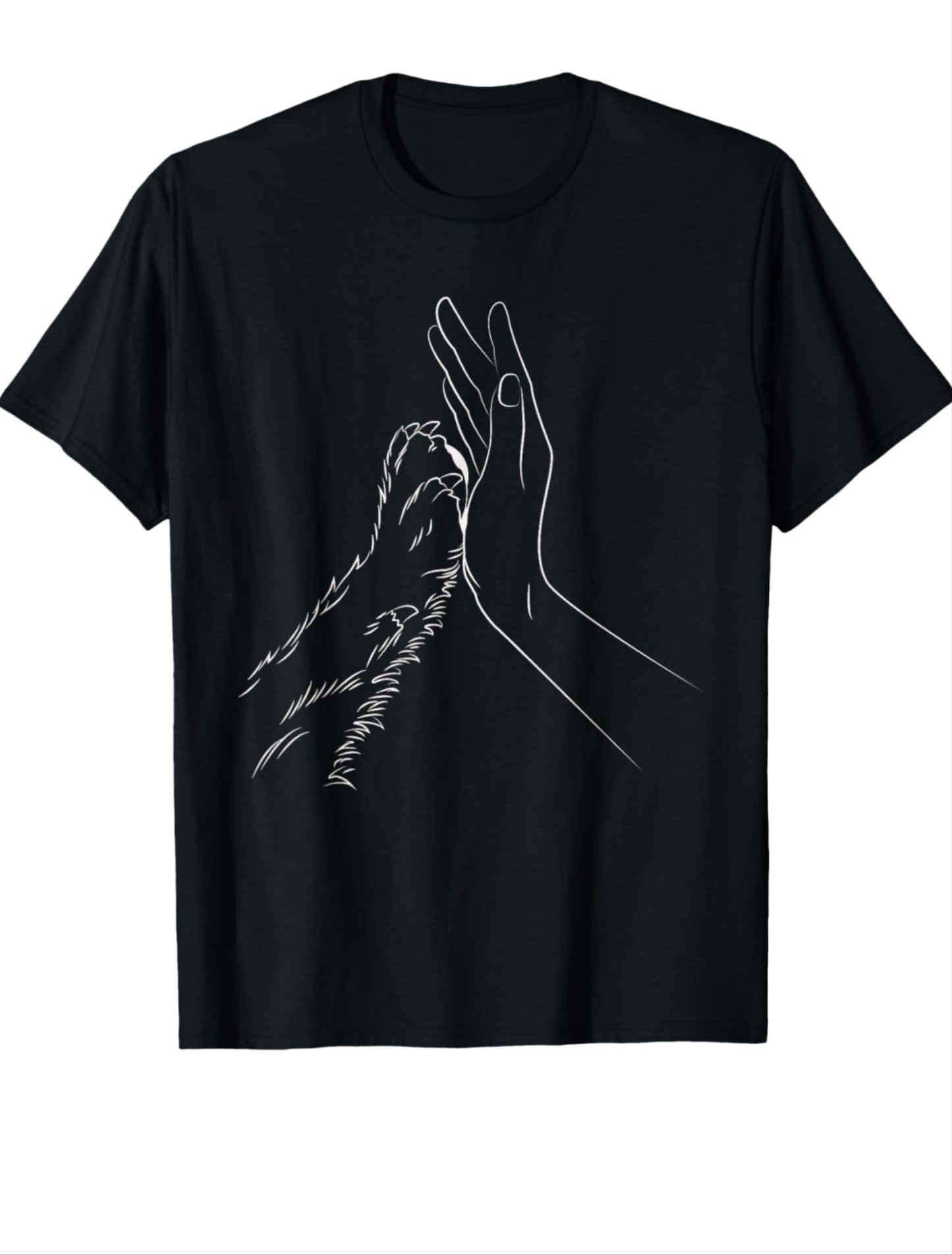 T-Shirt mit Hundepfote