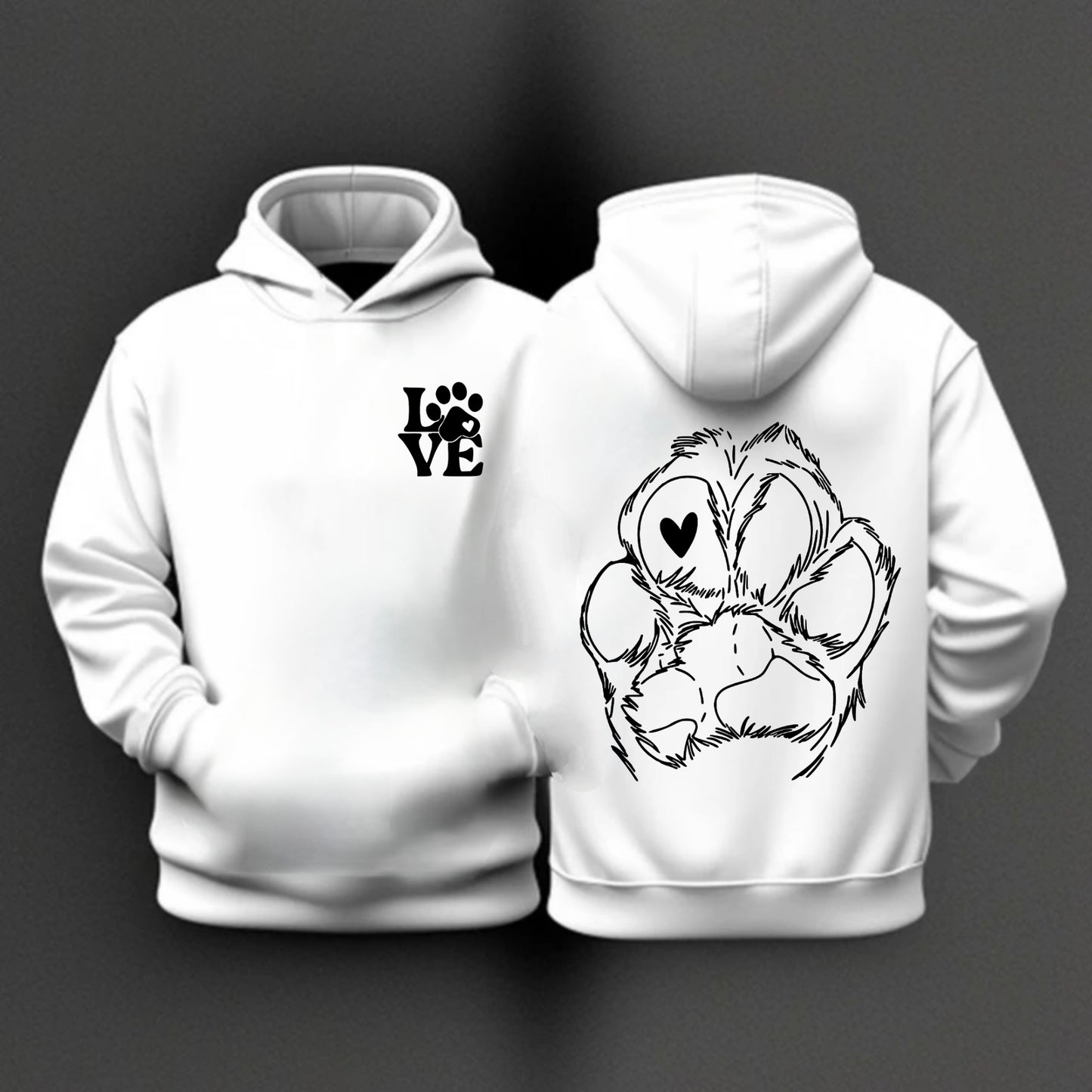 Hoodie mit Hundepfote