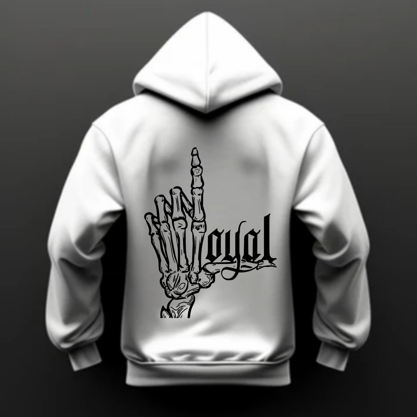 Hoodie mit Schriftzug Loyal