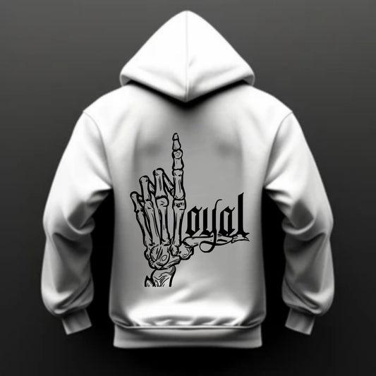 Hoodie mit Schriftzug Loyal