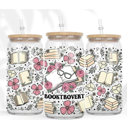 Glasstumblr mit Bookdesign