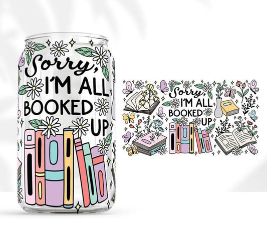 Glasstumblr mit Bookdesign