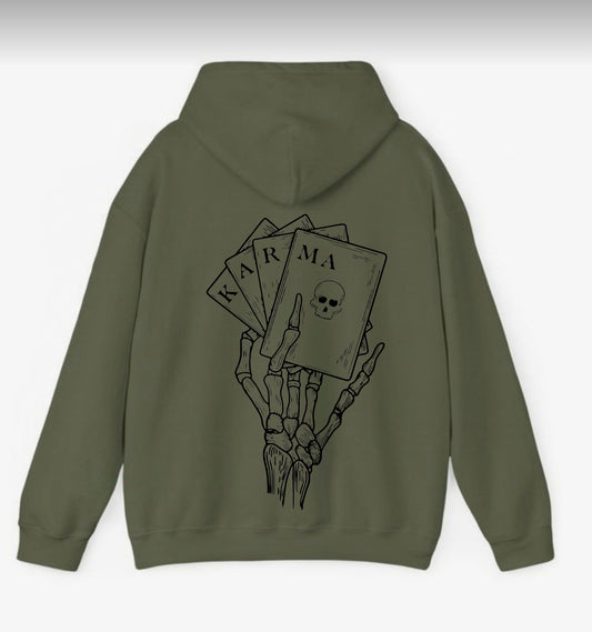 Hoodie mit Print KARMA