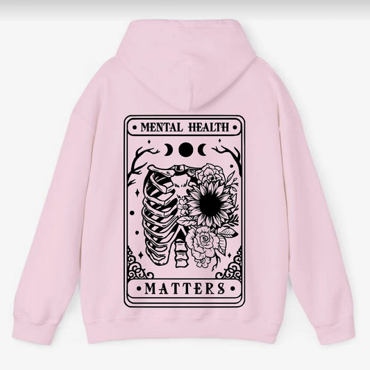 Hoodie mit Print Mental Health Matters
