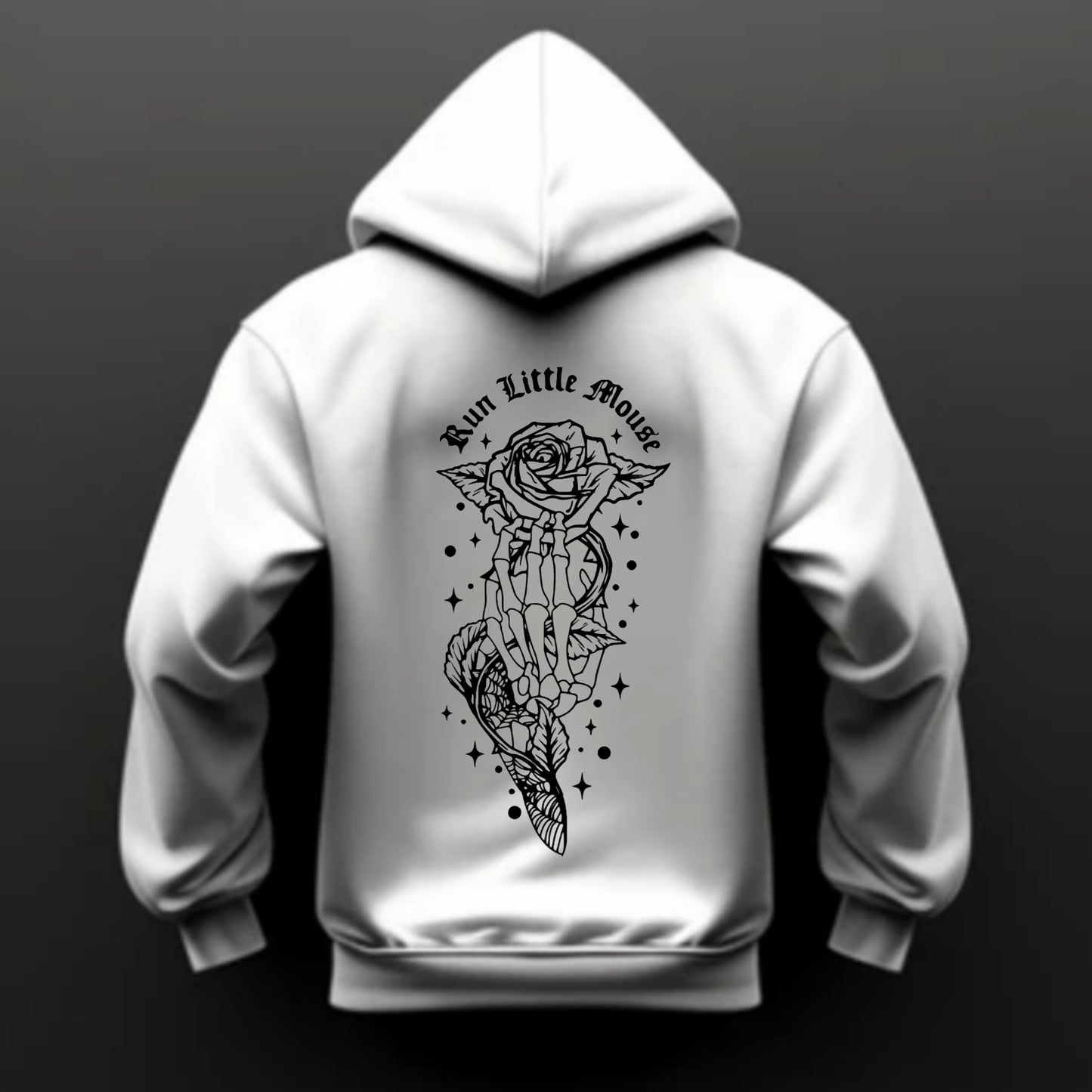 Hoodie mit Print Run Little Mouse