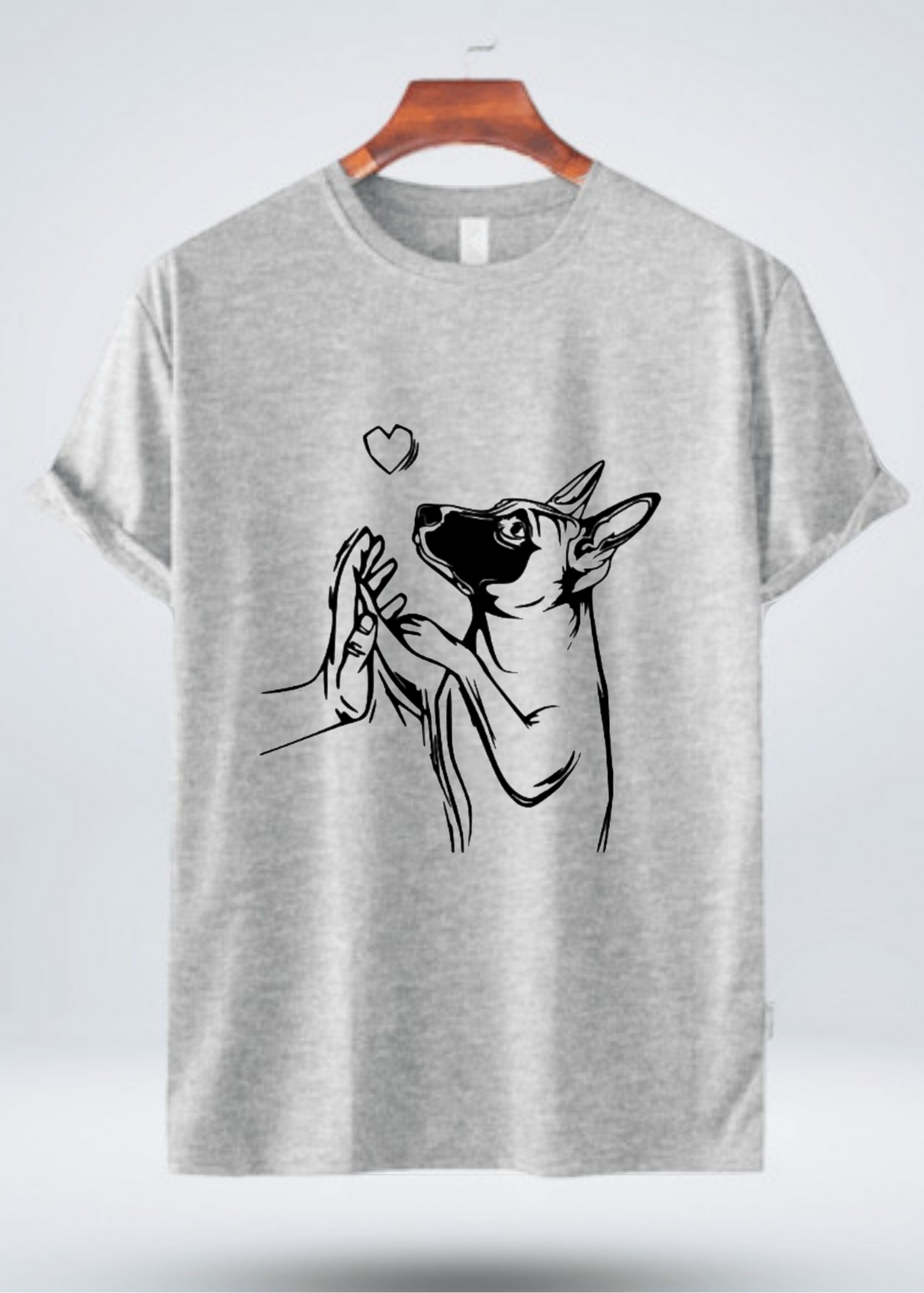 T-Shirt mit Malinois welpe
