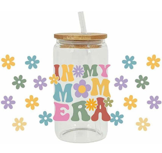 Glasstumblr mit Design.                                                                          In My MOM Era