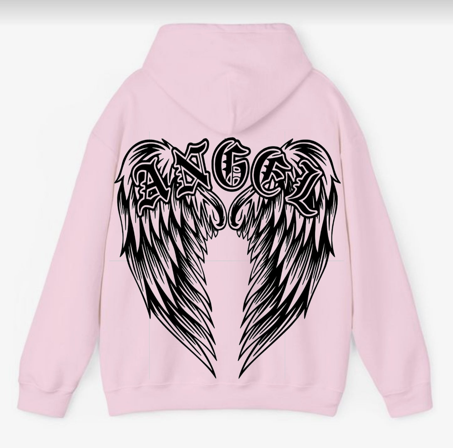 Hoodie mit Print Angel