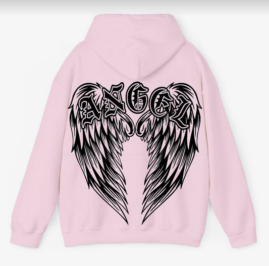 Hoodie mit Print Angel